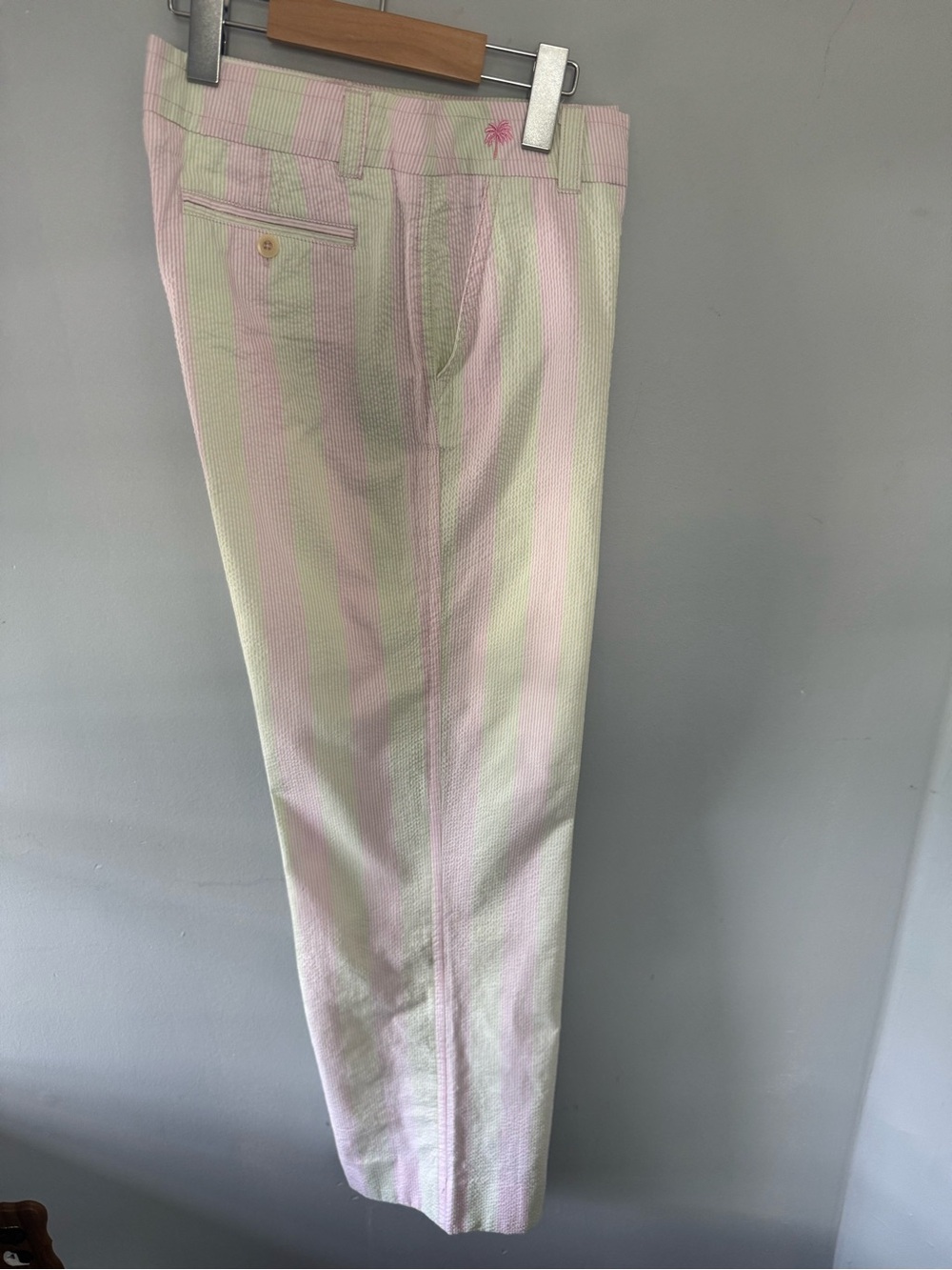 Lilly Pulitzer Women's Straight-Leg Striped Pants in Pink and Cream
